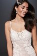 Moonstone Embellished Petite Lace Wedding Dress Galina Signature 7SWG824