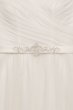 Petite Tulle A-line Wedding Dress and Beaded Sash David's Bridal Collection 7WG3787