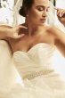 Petite Mermaid Wedding Dress with Ruffled Skirt David's Bridal Collection 7WG3832