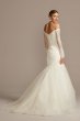 Long Sleeve Off-the-Shoulder Petite Wedding Dress David's Bridal Collection 7WG3943