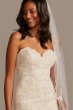 Layered Lace Petite Mermaid Wedding Dress David's Bridal Collection 7WG3988