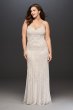 Allover Floral Beaded Plus Size Wedding Dress Melissa Sweet 8AP2E205469