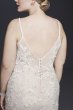 Ballerina Bodice 3D Floral Plus Size Wedding Dress Oleg Cassini 8CWG814