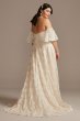 Plus Size Wedding Dress with Removable Sleeves Melissa Sweet 8MS161231