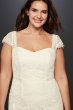 Melissa Sweet Vintage Lace Plus Size Wedding Dress Melissa Sweet 8MS251122