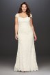 Melissa Sweet Vintage Lace Plus Size Wedding Dress Melissa Sweet 8MS251122