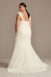 Hand Beaded Cap Sleeve Plus Size Wedding Dress Melissa Sweet 8MS251206