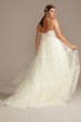 Corset Tiered Chiffon Plus Size Wedding Dress Melissa Sweet 8MS251209