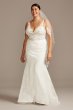 Floral Illusion V-Back Plus Size Wedding Dress Melissa Sweet 8MS251211