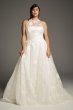 White by Vera Wang Floral Plus Size Wedding Dress White by Vera Wang 8VW351426