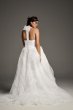 Tiered Organza T-Back Plus Size Wedding Dress White by Vera Wang 8VW351441