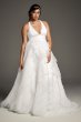 Tiered Organza T-Back Plus Size Wedding Dress White by Vera Wang 8VW351441