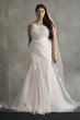 White by Vera Wang Pleated Plus Size Wedding Dress White by Vera Wang 8VW351553