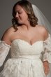 White by Vera Wang Plus Size Lace Overskirt Dress White by Vera Wang 8VW351590