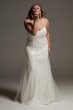 White by Vera Wang Tulle Sequin Plus Slip Dress White by Vera Wang 8VW351644