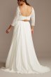 Chiffon Plus Size Wedding Separates Circle Skirt DB Studio 9DS150827