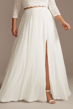 Chiffon Plus Size Wedding Separates Circle Skirt DB Studio 9DS150827