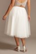 Tulle Plus Size Wedding Separates Midi Skirt DB Studio 9DS150831