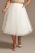 Tulle Plus Size Wedding Separates Midi Skirt DB Studio 9DS150831