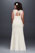 V-Neck Plus Size Wedding Dress with Empire Waist Galina 9KP3803