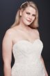 Beaded Lace Plus Size Tulle Mermaid Wedding Dress Galina Signature 9SWG810