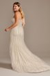 Deco Beaded Plus Size Lace Sheath Wedding Dress Galina Signature 9SWG829