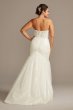 Allover Sequin Corset Plus Size Wedding Dress Galina Signature 9SWG854