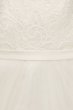 Tulle Plus Size Wedding Dress with Lace Cap Sleeve David's Bridal Collection 9WG3741