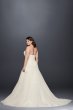 Appliqued Tulle A-Line Plus Size Wedding Dress David's Bridal Collection 9WG3862