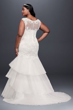 Lace Sweetheart Wedding Ball Gown with Beading David's Bridal Collection 4XLWG3830