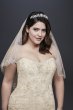 Beaded Lace Plus Size Mermaid Wedding Dress David's Bridal Collection 9WG3909