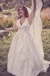 Illusion Back Organza Plus Size Wedding Dress David's Bridal Collection 9WG3936