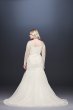 Long Sleeve Off-Shoulder Plus Size Wedding Dress David's Bridal Collection 9WG3943