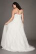 Gradient Glitter Tulle Plus Size Wedding Dress David's Bridal Collection 9WG3961