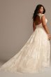 Applique Point DEsprit Plus Size Wedding Dress David's Bridal Collection 9WG3980