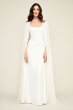 Libby Crepe Slip Wedding Dress Tadashi Shoji ALG17042LBH