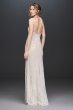 Allover Floral Beaded Sheath Wedding Dress Melissa Sweet AP2E205469