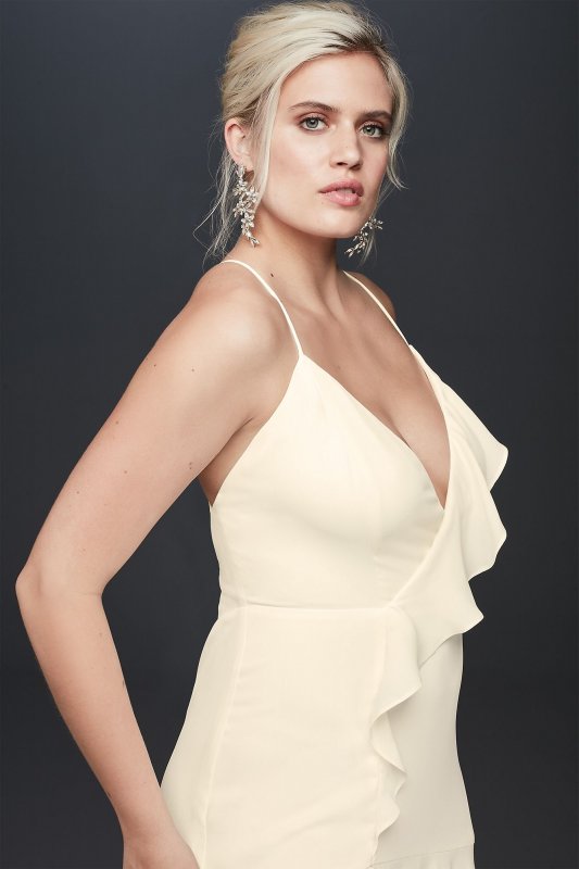 Fame and Partners Plus Size Callais Dress Fame and Partners x David's Bridal C161024102FMW