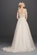 Oleg Cassini Off the Shoulder Tulle Wedding Dress Oleg Cassini CWG729