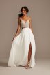 Chiffon Wedding Separates Circle Skirt with Slit DB Studio DS150827