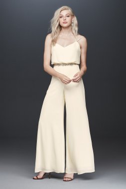 Fame and Partners Catalina Double Strap Jumpsuit Fame and Partners x David's Bridal FPW3737102FP