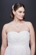 Chiffon Plus Size Wedding Dress with Ruched Bodice DB Studio INT15555W