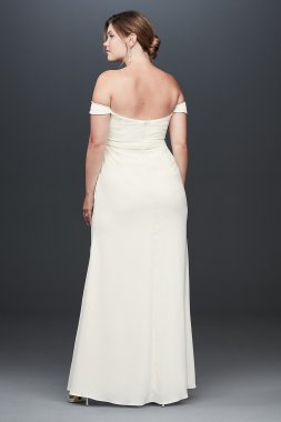 Fame and Partners Plus Size Allegra Pleated Dress Fame and Partners x David's Bridal 4B450101FMW