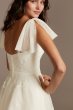 Embroidered Love Note Short Tulle Wedding Dress Melissa Sweet MS161233