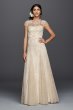 Melissa Sweet Cap Sleeve Illusion Wedding Dress Melissa Sweet MS251136