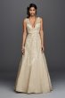 Melissa Sweet Wedding Dress with Plunging Neckline Melissa Sweet MS251151