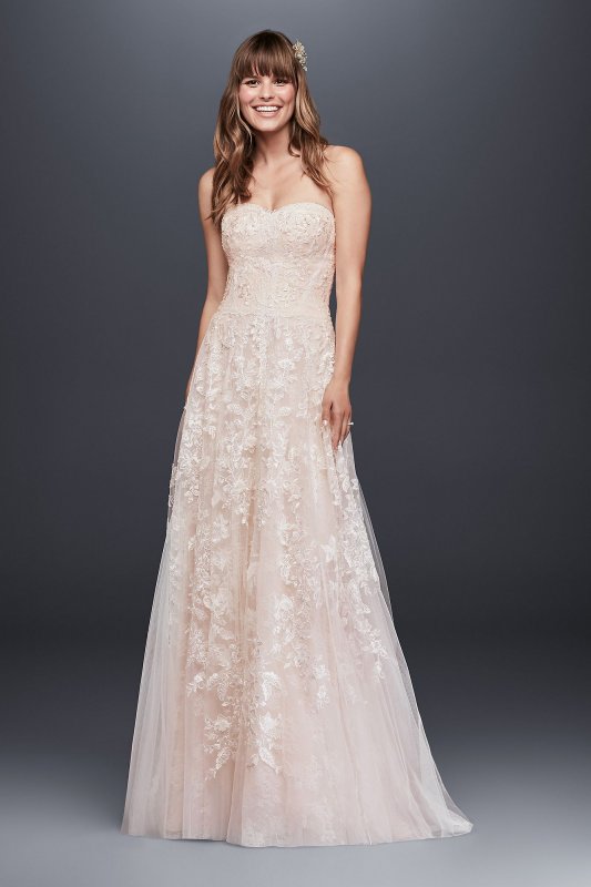 Melissa Sweet Lace A-Line Wedding Dress Melissa Sweet MS251174