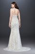 Embroidered and Beaded Lace Sheath Wedding Dress Melissa Sweet MS251185