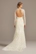 Long Sleeve Illusion Venice Lace Wedding Dress Melissa Sweet MS251217