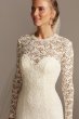 Long Sleeve Illusion Venice Lace Wedding Dress Melissa Sweet MS251217